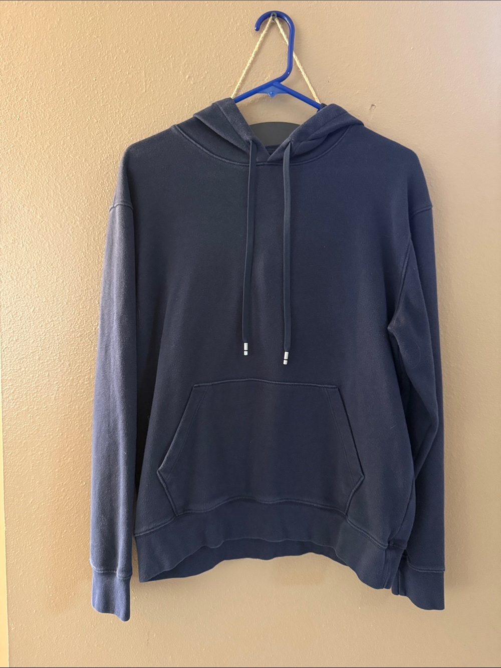 Tommy John Navy Blue French Terry Hoodie